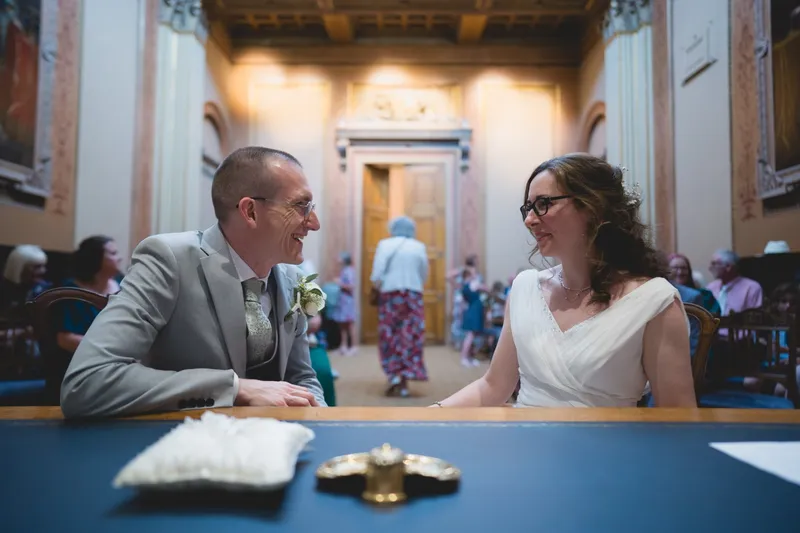 bristol registry couple wedding