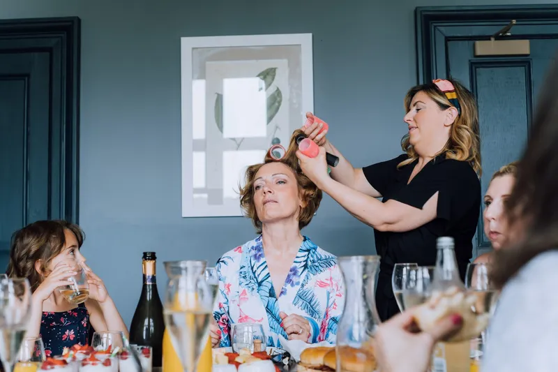 clevedon hall somerset bride hair
