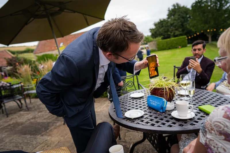 devon wedding barn candid