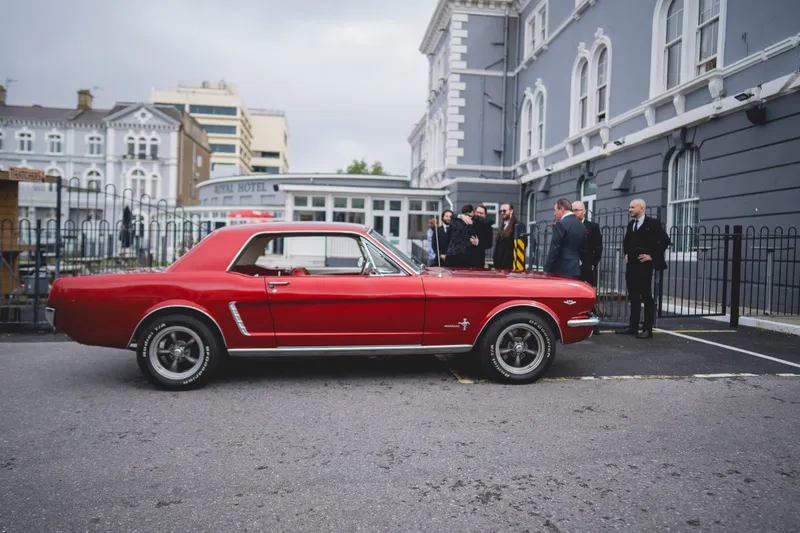 mustang cars wedding cool=alternative