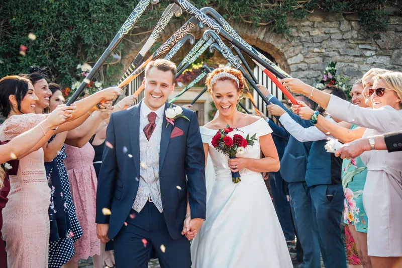 sports bride groom walton wedding