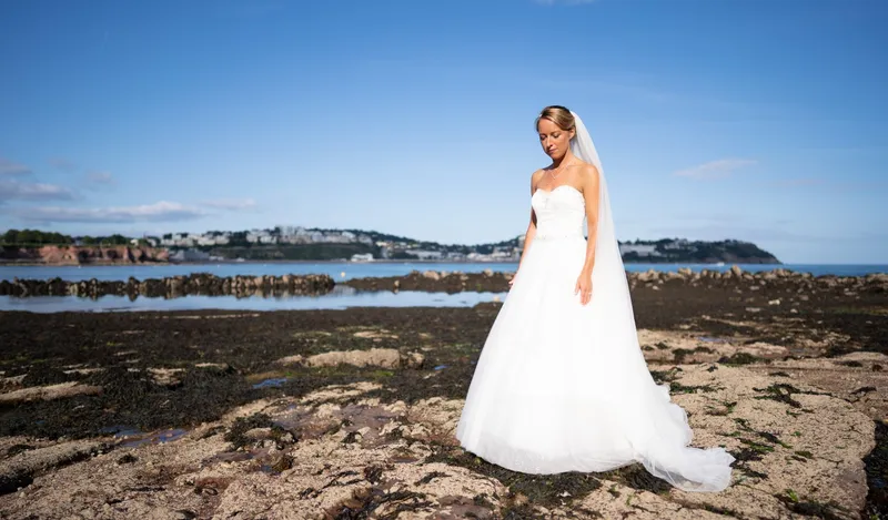 torquay photography beach bride