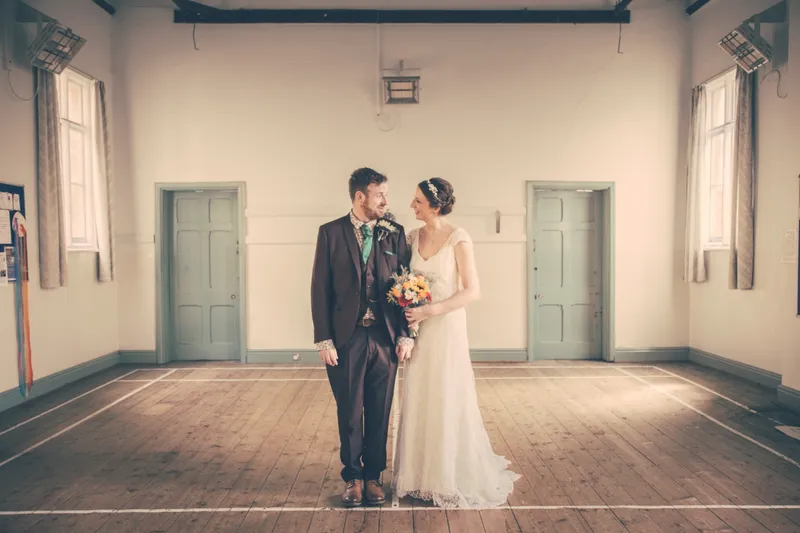 wedding bride groom composition